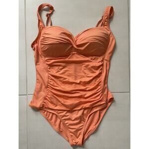 Liz Claiborne Swim One Piece Swimsuit Ruched Swimwear